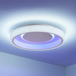 Lampa sufitowa LED Wikani Lindby, możliwość ściemniania, biały
