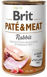 BRIT Karma dla psa Paté & Meat Królik