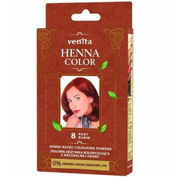 Venita Henna Color farba do włosów, 8 rubinów,