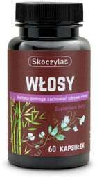Skoczylas Włosy, L-cysteina, biotyna, L-metionina, 60 kapsułek