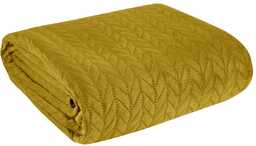 Narzuta 170 x 210 Pikowana Velvet Luiz4 Musztar