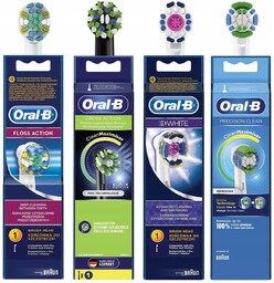4 Końcówki Oral-B Floss Precision 3 D White