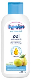 Żel pod prysznic hiperdelikatny o zapachu gruszki, Bambino