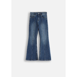 Spodnie Jeansowe Dziewczęce Jeansy Szerokie Dzwony 128 Coccodrillo