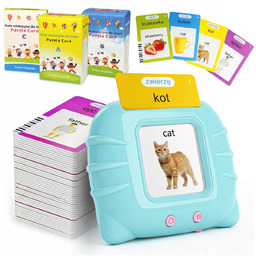 Edukacyjny czytnik kart do NAUKI JĘZYKA ANGIELSKIEGO 255