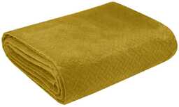 Narzuta 200 x 220 Pikowana Velvet Luiz5 Musztar