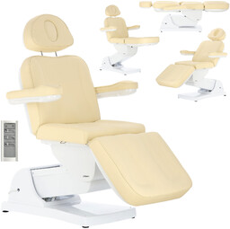Fotel kosmetyczny elektryczny do salonu kosmetycznego pedicure regulacja