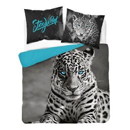 Detexpol Pościel bawełniana 220x200 gepard 3737 A 2