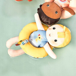 Laleczka do kąpieli z kółkiem w komplecie zabawa