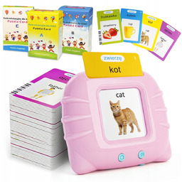 Edukacyjny czytnik kart do NAUKI JĘZYKA ANGIELSKIEGO 255