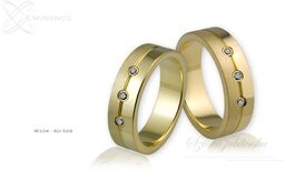 Obrączki ślubne - wzór Au-328