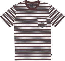 t-shirt męski HUF JETT STRIPE KNIT Digital Teal
