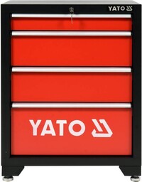 Yato SZAFKA SERWISOWA BAZOWA 4 SZUFLADY. WYMIARY SZAFKI: