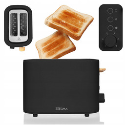 Toster opiekacz 820W ogrzewanie rozmrażanie 6 poziomów Zeegma