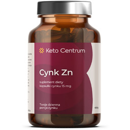 Suplement diety, Cynk 15 mg  Podwójna formuła