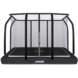 VIRTUFIT Trampolina do wkopania 244x366 cm z siatką