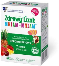 Zdrowy Lizak MNIAM-MNIAM Odpornościowy, 7szt