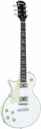 DIMAVERY LP-700L gitara elektryczna, LH, biała gitara elektryczna