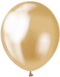 Balony lateksowe platynowe złote - 25 cm -