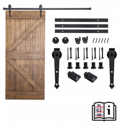 System do drzwi przesuwnych Z Prowadnicą Z Litego