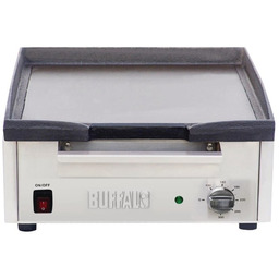 Buffalo Elektryczna płyta grillowa gładka, żeliwna, 2,8 kW,