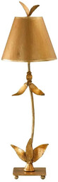 Lampa stołowa złota metalowa w kształcie kwiatu FB/REDBELL/TL