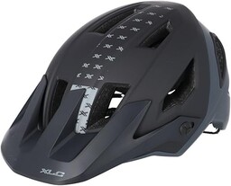 XLC Unisex kask Enduro dla dorosłych, czarny, 58-62