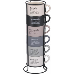 Villa d''Este Home Tivoli Zestaw 6 filiżanek