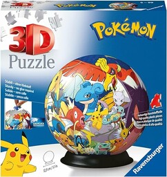 Ravensburger Puzzle 3D Kula: Pokemon 72 el.