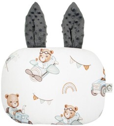 Bonjour Cherie poduszka króliczek 25/30 Traktory Minky Smoked