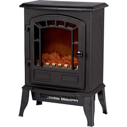 Classic Fire Torino kominek elektryczny z ogrzewaniem, ogrzewanie