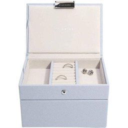 Stackers Pudełko na biżuterię podwójne (lawendowe) Mini