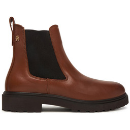 Sztyblety Tommy Hilfiger Cleated FW0FW08766 Brązowy