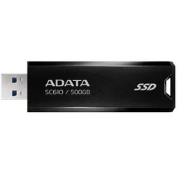 Adata SC610 500GB USB 3.2 Czarny Dysk SSD