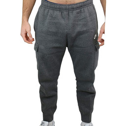 Nike Męskie spodnie dresowe Club Cargo Bb Szary