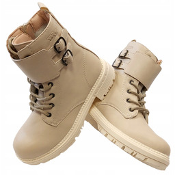 Workery Trapery Zimowe Wojtyłko Ocieplane Beżowe R 35