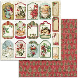 Stamperia Scrapbooking papier dwustronny - Boże Narodzenie klasyczna