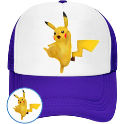 CZAPKA Z DASZKIEM POKEMON PIKACHU DLA DZIECI SIATKA
