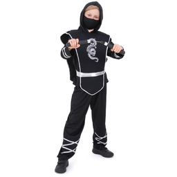Kostium Wojownik Ninja czarny - 1 szt.