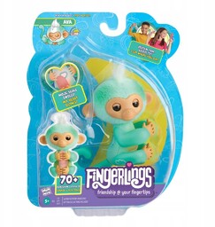 Małpka Fingerlings Ava seledynowa