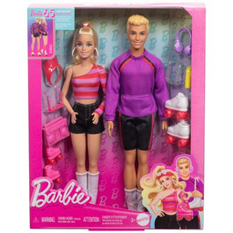 Lalka Barbie Fashionistas Barbie i Ken na wrotkach