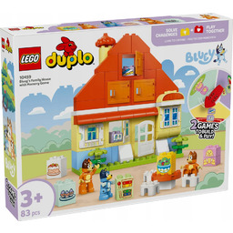 Lego Duplo Dom Rodzinny Bluey Z Grą Pamięciową