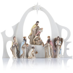 Szopka bożonarodzeniowa - świecąca