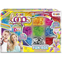 CRAZE LOOPS FUN BOX Zestaw Gumek Elastycznych