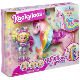KOOKYLOOS Lalka Rainbow Unicorn PKLSP104IN130