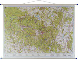 Eko-Graf, mapa ścienna Karkonosze, 1:35 000