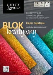 Blok kreatywny Blask i migotanie A4 210g/m2 -
