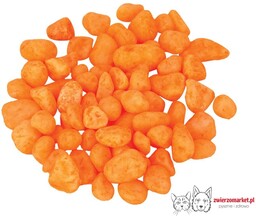 Żwirek do akwarium Happet fluor pomarańczowy 0.7cm, 0.5kg