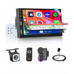 Radio Nawigacja 1-DIN 7" Android auto Mirrorlink Kamera