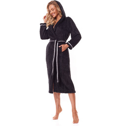 Szlafrok Soft Long 2322 Czarny